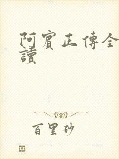 阿宾正传全文阅读封面