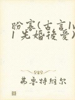 盼寡(古言1v1 先婚后爱)封面