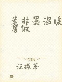 叶非墨温暖在厨房做