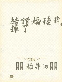 结错婚后我离不掉了封面