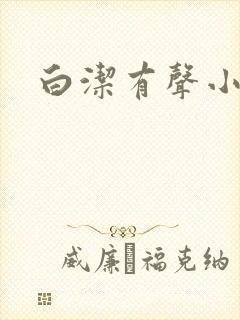 白洁有声小说封面