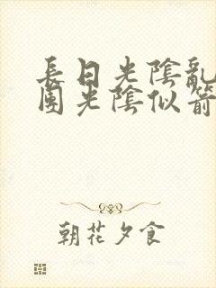 长日光阴乱作一团光阴似箭无弹窗