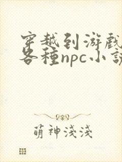 穿越到游戏里和各种npc小说