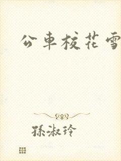 公车校花雪柔h封面
