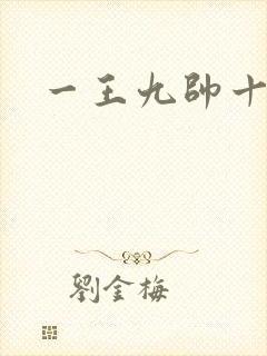 一王九帅十二宫封面