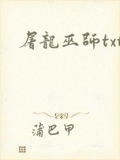 屠龙巫师txt封面