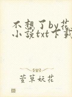 不想了by花卷小说txt下载