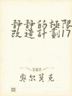 静静的极限自我改造计划17