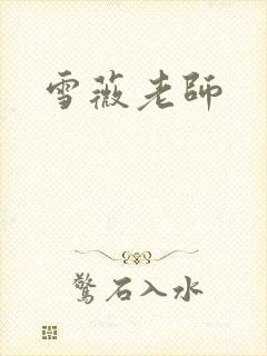雪薇老师封面