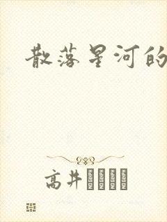 散落星河的记忆封面