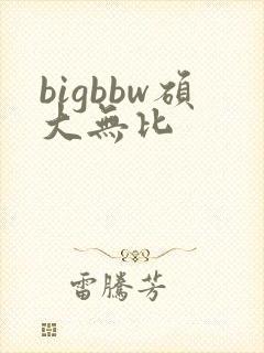 bigbbw硕大无比封面