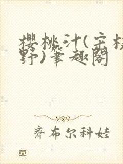 樱桃汁(宋枝江野)笔趣阁
