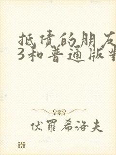 抵债的朋友麦子3和普通版对比