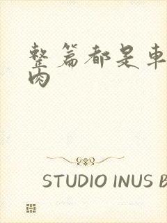 整篇都是车的多肉