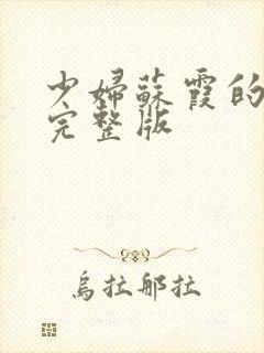 少妇苏霞的沉沦完整版