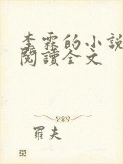 李霖的小说免费阅读全文