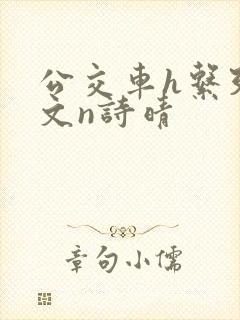 公交车h系列辣文n诗晴