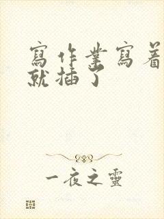 写作业写着写着就插了