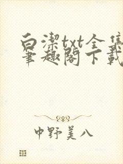 白洁txt全集笔趣阁下载