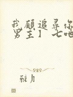 我愿追寻你【双男主】 七吔