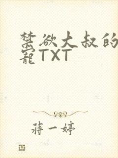 禁欲大叔的心尖宠TXT