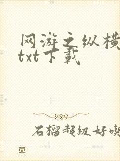 网游之纵横天下txt下载