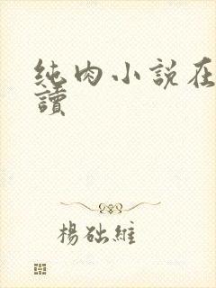 纯肉小说在线阅读