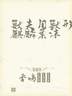 兽夫用兽形播种麒麟叶沫封面