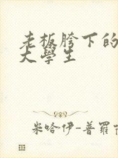 老板胯下的秘书大学生封面