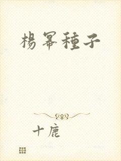 杨幂种子封面