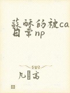 苏酥的被cao日常np