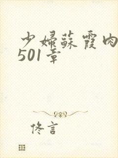 少妇苏霞肉欲第501章