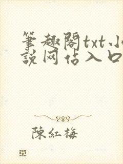 笔趣阁txt小说网站入口