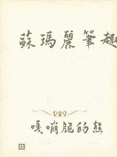 苏玛丽笔趣阁封面