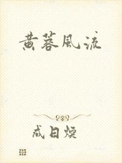 黄蓉风流封面