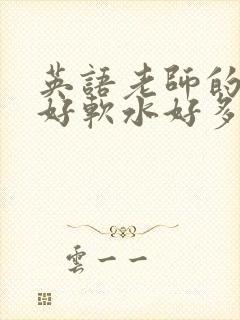 英语老师的兔子好软水好多