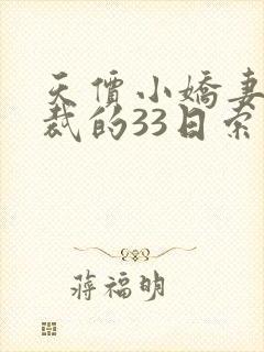 天价小娇妻,总裁的33日索情全文免费封面