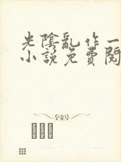 光阴乱作一团的小说免费阅读封面