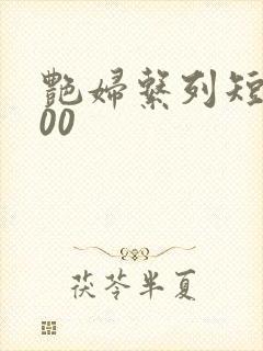 艳妇系列短篇500封面