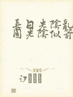 长日光阴乱作一团光阴似箭眇眇翟