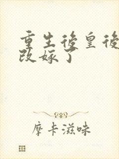 重生后皇后娘娘改嫁了封面