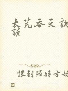 太荒吞天诀 小说