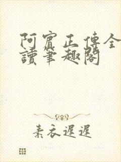 阿宾正传全文阅读笔趣阁