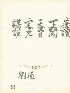 谋定天下唐诚小说免费阅读