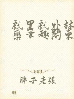 戏里戏外林芙岑栾笔趣阁东哥封面