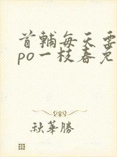 首辅每天要不够po一枝春免费阅读封面