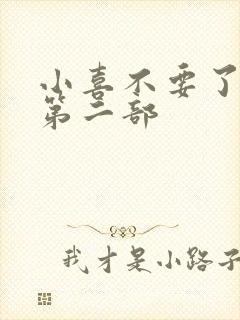 小喜不要了好大第二部