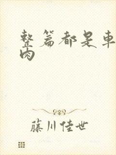 整篇都是车的多肉