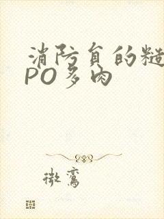 消防员的糙汉文PO多肉封面