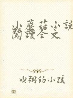 小蘑菇小说免费阅读全文